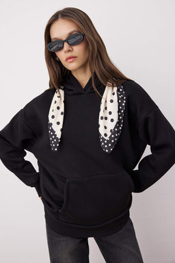 Siyah Orme Sweatshirt TWOAW26SW00064