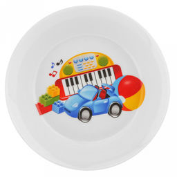 Блюдце-тазик фарфоровое "Любимые игрушки" д140мм, h30мм (Россия)