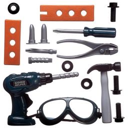 Игровой набор Abtoys Помогаю Папе Набор инструментов с защитными очками в чемоданчике фото 2