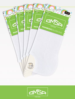 (Omsa) Calzino 21C01 супер укороченный (ЧЗ) bianco