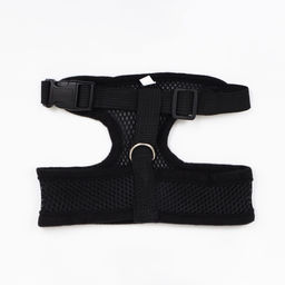 Шлейка мягкая из неопрена, размер S, ОШ 24 см, ОГ 24-34 см, чёрная - Пижон фото 7