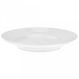 Тарелка мелкая фарфоровая д200мм, h25мм, белье, гладкий край (Россия) - Домашняя мода фото 2