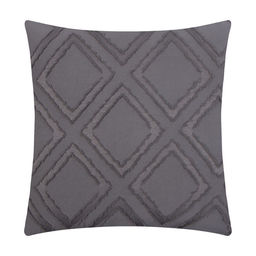 Наволочка декоративная Этель ромб 42х42 см, серый