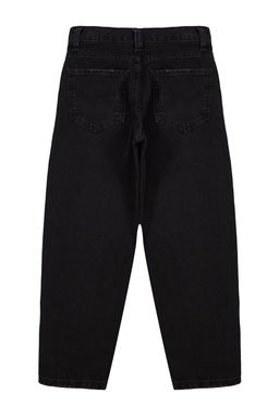 TRENDYOLMILLA Siyah Duz Denim Pantolon TKDSS24PL00005  фото 3