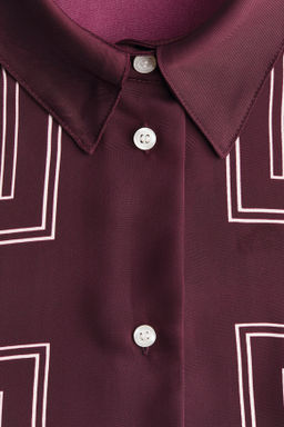 Camisa oversize de sarga - H&m фото 6