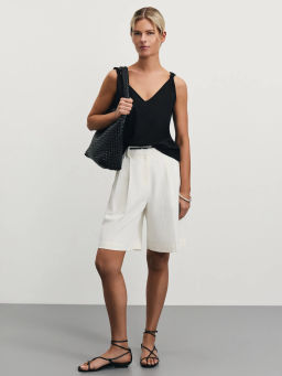 Майка из вискозы и хлопка / Zarina  фото 2