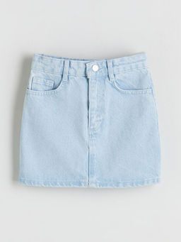 Beli Ayarlanabilir Lastikli K?z ?ocuk Jean Etek