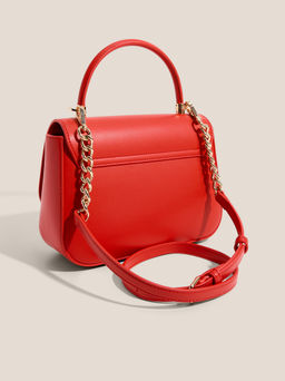 Женская сумка с ручкой LOVE MOSCHINO SCRIPT Артикул 4460036, рубиновый  фото 3
