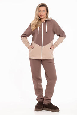 Костюм М324239кб коричневый/бежевый