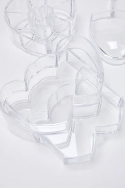 Trendyolmilla Home 2li Kalp Tasar?ml? Makyaj & Tak? Organizeri TPHSS25MTO00002 фото 7