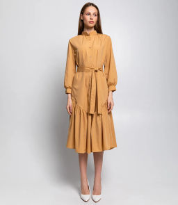 Платье #КТ63015, карамель - Dommod фото 2