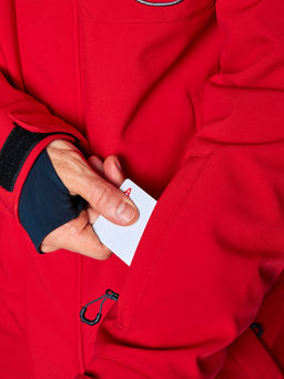 Мужской сноубордический горнолыжный комбинезон Alpha Endless Prometheus 223/230510 RED - Красный