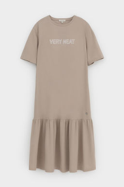 ЕВТ 5075/темно-бежевый платье жен