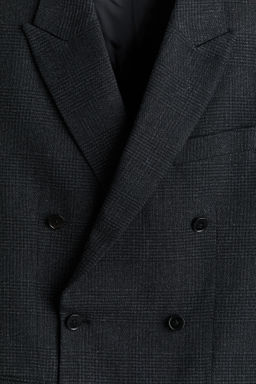 Regular Fit Wool-blend double-breasted jacket - H&m фото 5
