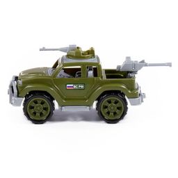 Автомобиль-пикап военный Легионер-мини с 2-мя пулемётами (в сеточке) - Wader quality toys фото 2