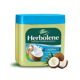 Вазелин для кожи Dabur Herbolene "С маслом кокоса и витамином Е" - смягчающий 225мл