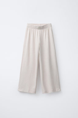 PANTAL?N WIDE LEG SOFT TOUCH / Crudo