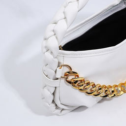 Сумка-багет на молнии, цвет белый - Simaland фото 7