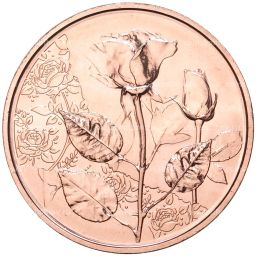 Монета 10 евро 2021 года Австрия Язык цветов Роза