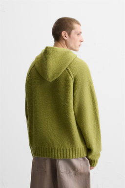 HOODED KNIT JACKET - Zara фото 3