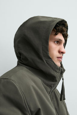 CONTRAST QUILTED JACKET - Zara фото 7