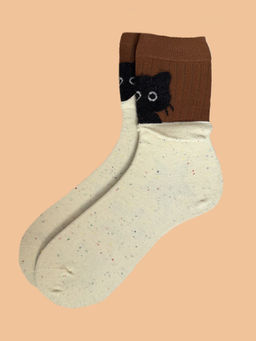 Носки р.35-40 Cats Коричневые - Krumpy фото 5