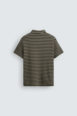 POLO RELAXED FIT ESTRUCTURA / rayas - Zara фото 8