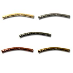 Zlatka Трубочка рифлёная металлич. DC-060 25 мм 50 шт СК/Распродажа №01 под золото