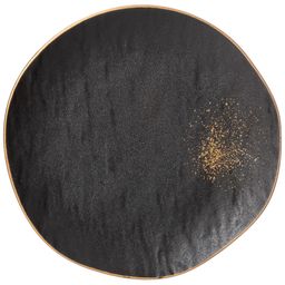 НАБОР ТАРЕЛОК ЗАКУСОЧНЫХ BRONCO MIDNIGHT GOLD 2 ШТ. 20,5 СМ (КОР=12НАБ.)  фото 3