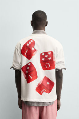 DICE PRINT T-SHIRT - Zara фото 3