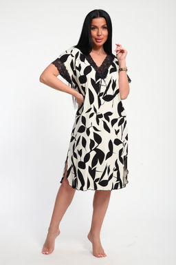 Туника женская из вискозы Олеся экрю макси