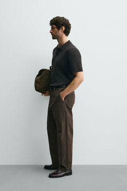 POLO PUNTO CANAL? / Chocolate - Zara фото 4