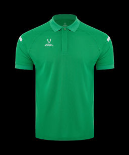 Поло JOGEL CAMP 2 Poly Polo, зеленый/белый  фото 2