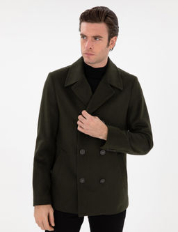 Haki Slim Fit Stamp Pate