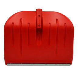 Лопата снеговая "Аляска" п/эт. цветная, с оцинк.накл., без черенка, d тулейки 40мм, 460х370мм