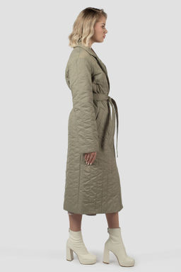 Пальто женское демисезонное (пояс) - El podio фото 5