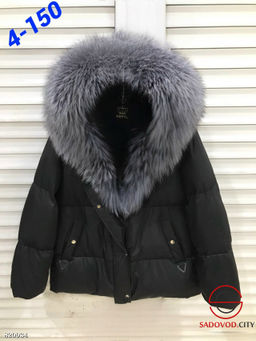 Пуховик женский с капюшоном