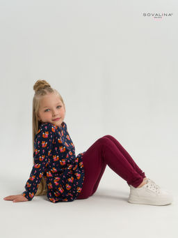 Костюм Алиса лисята на синем-марсала - Sovalina фото 31