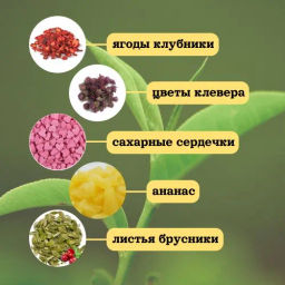 КамлёвЪ Зеленый крупнолистовой чай Клубника в шампанском, 500 г