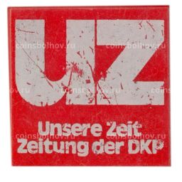 Значок рекламный UZ