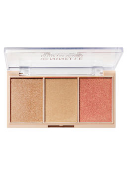 Ninelle Палетка для скульптурирования лица La Luz Y La Sombra, 505 хайлайтер и сияющие румяна  фото 3