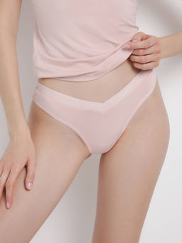 CONTE Трусы бразилиана с V-образной линией талии NEW LUXURIES LBR 1334 cameo - Conte elegant фото 3