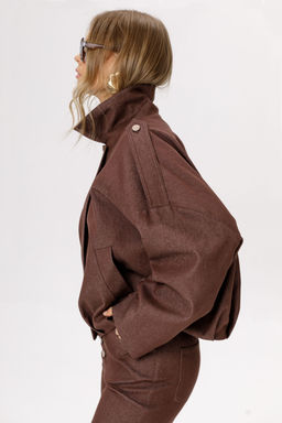 Бомбер Pirs 6575 шоколадный