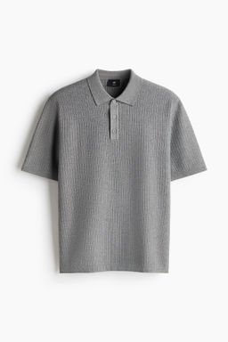 Polo en punto texturizado Regular Fit - H&m фото 3