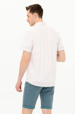 Мужская рубашка Camel с коротким рукавом - U.s. polo assn фото 5