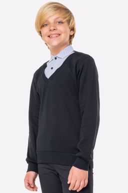 Джемпер-рубашка для мальчика Happy Fox фото 10