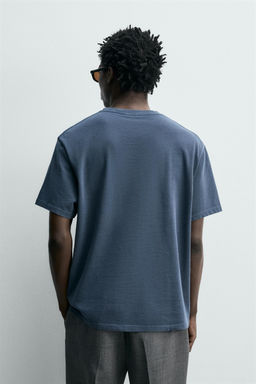 CAMISETA BOLSILLO BORDADOS N?UTICOS / Azul lavado