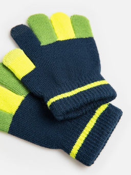 ACOOLA / Перчатки детские Azalea темно-синий  фото 5