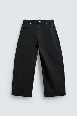 JEANS WIDE FIT / Negro - Zara фото 7