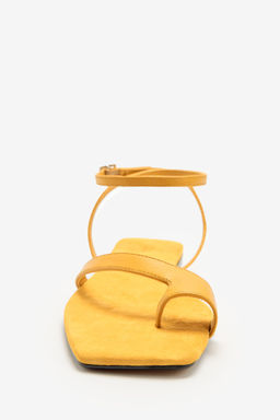 LIMITED EDITION FLAT SPLIT SUEDE SANDALS - Zara фото 10